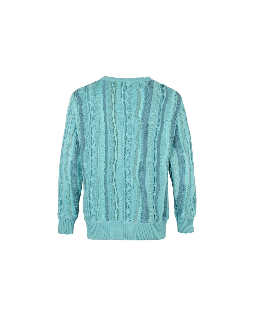 Ayana Designs Blue Crew Neck Pullover Knit