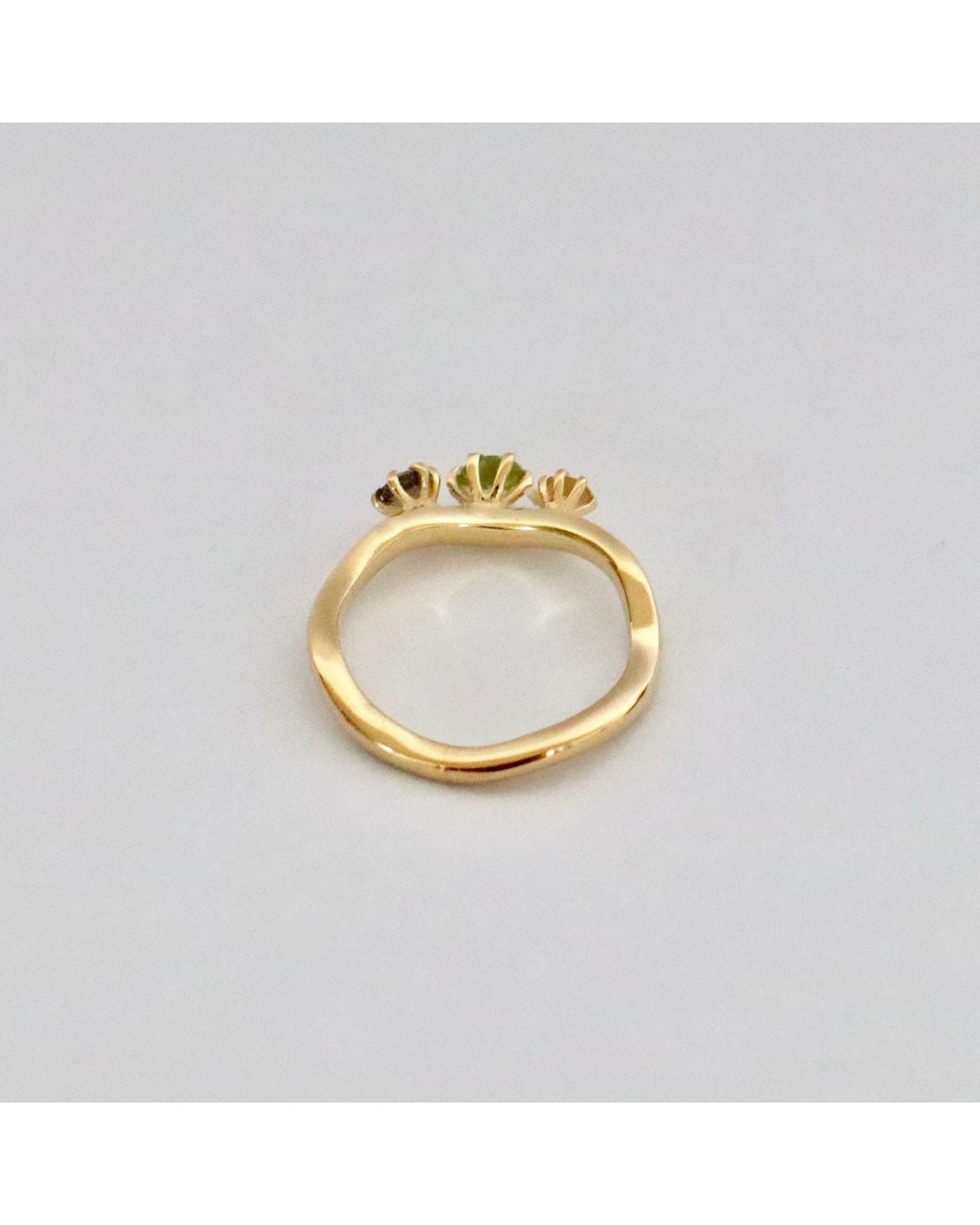 Gem Island Metallic Aura Ring