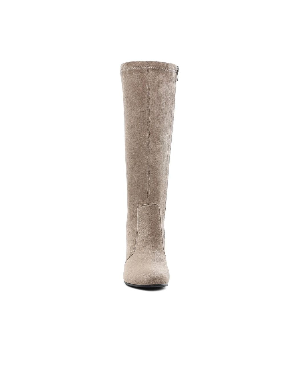 Rag & Co Brown Neutrals Saloniki Microfiber Calf Boots