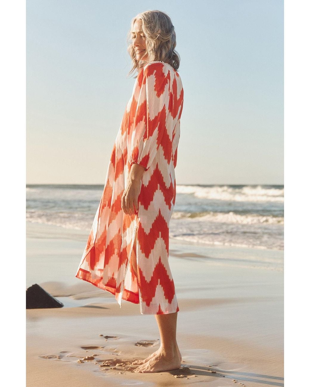 Adrift Clothing Red Mandy Tunic Dress