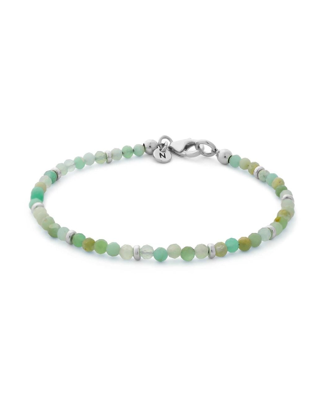 Nellou Jewellery Blue Chrysoprase Orbit Bracelet
