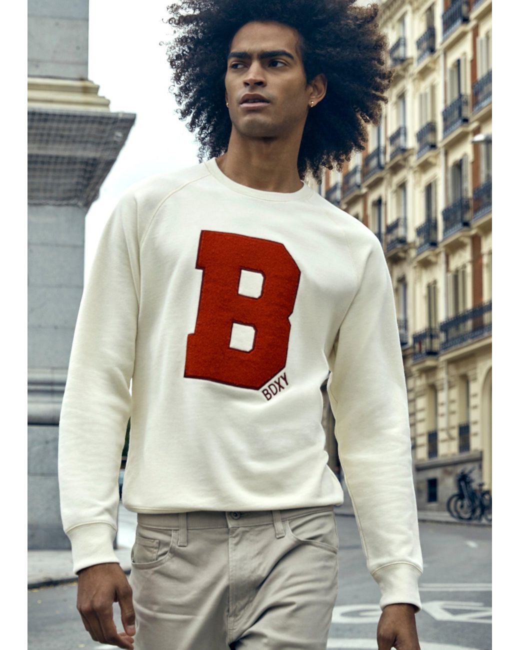 Bdxy Studio White The Rigger B Sweater for men