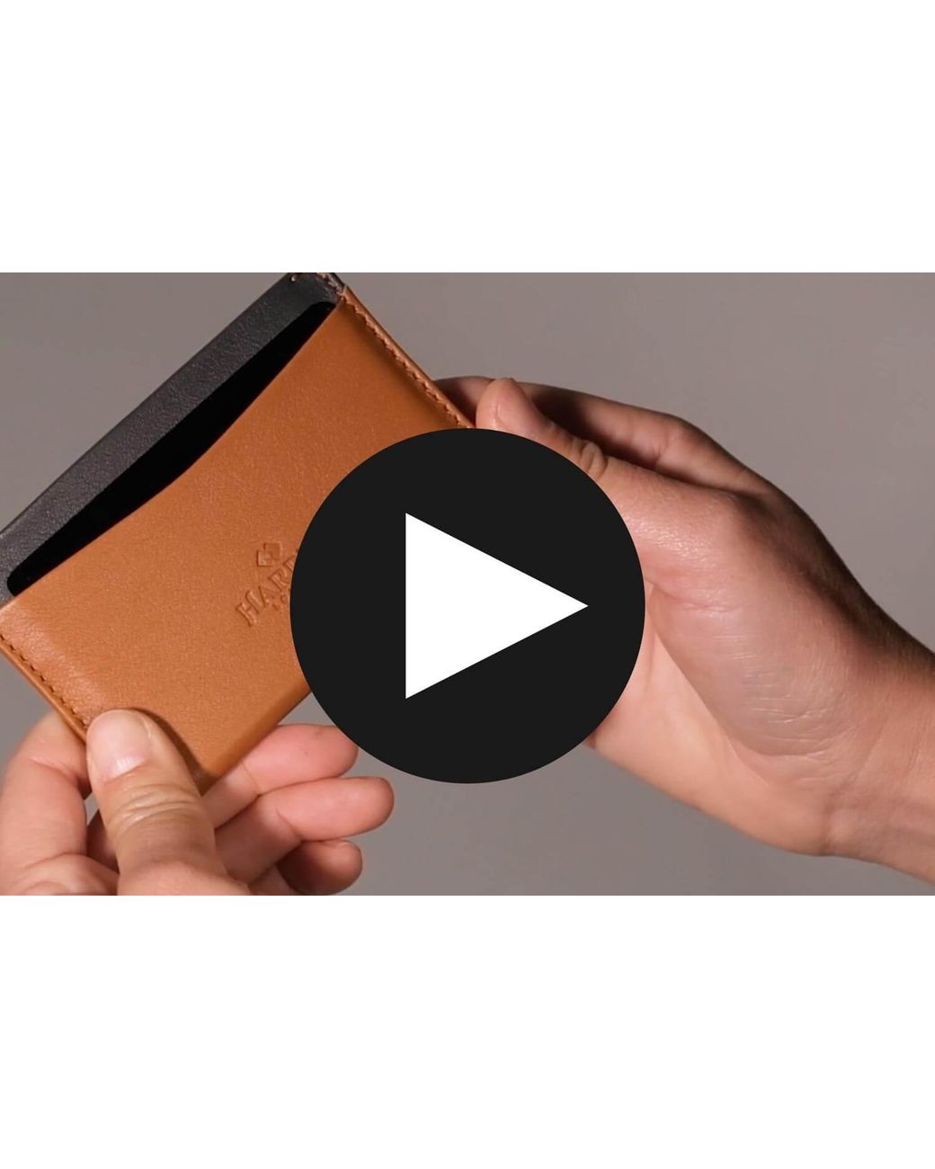 Harber London Black Rfid Card Holder for men
