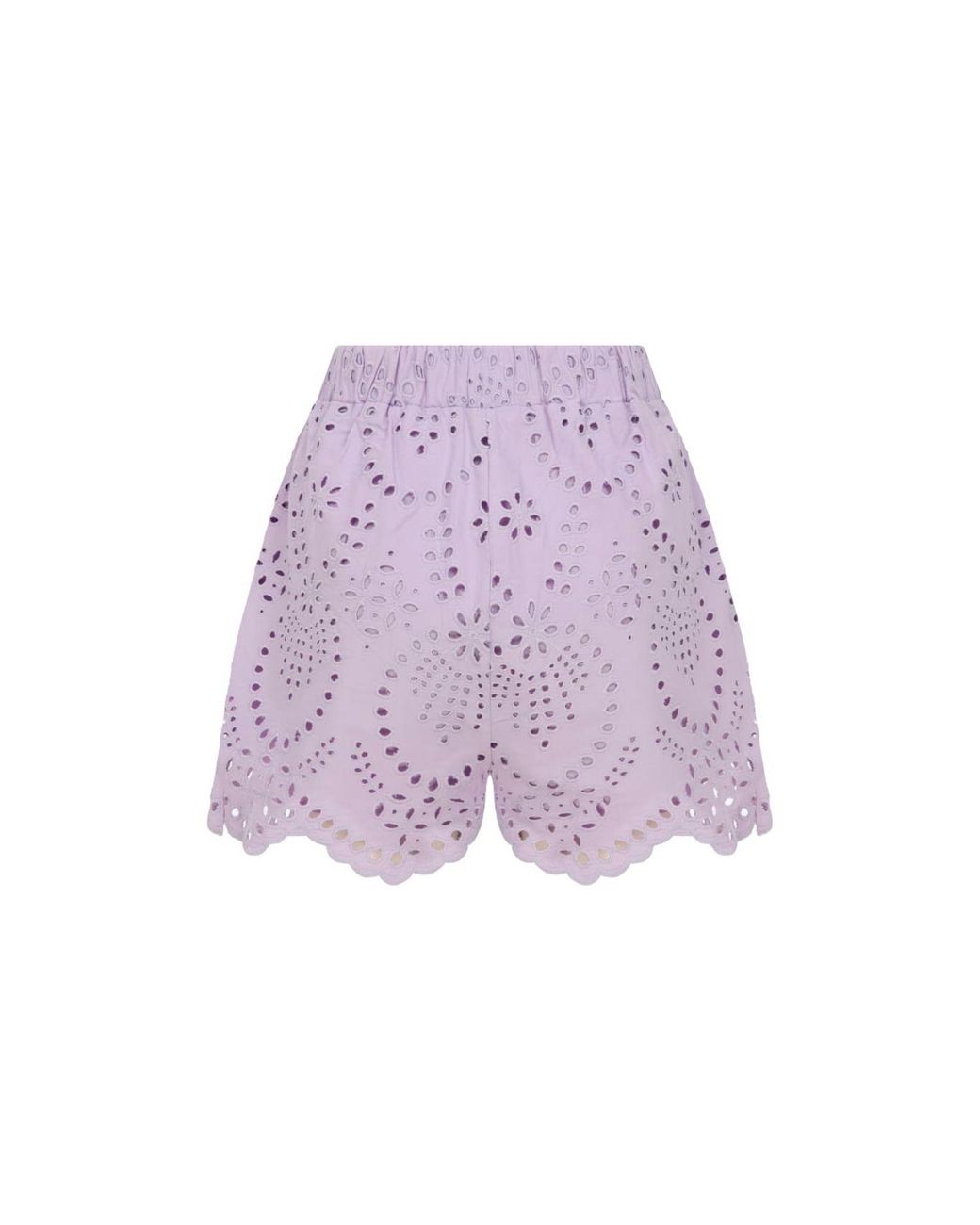 Thisisu Collection Purple Solstice Short -High Waist Broderie Short
