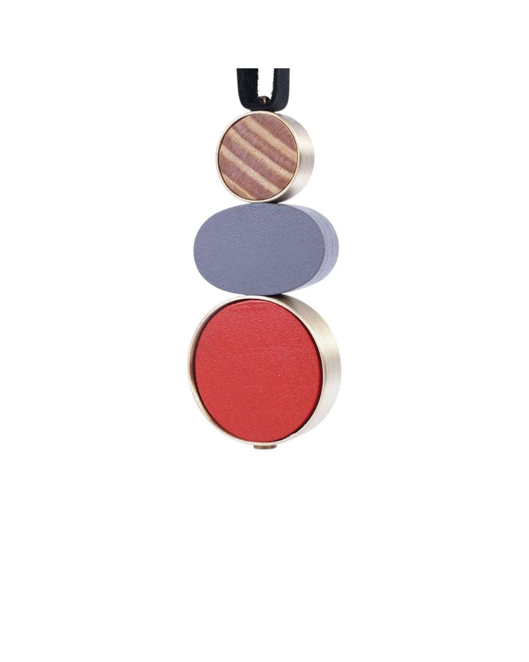 Svetlana Vukov Red Elipse Necklace