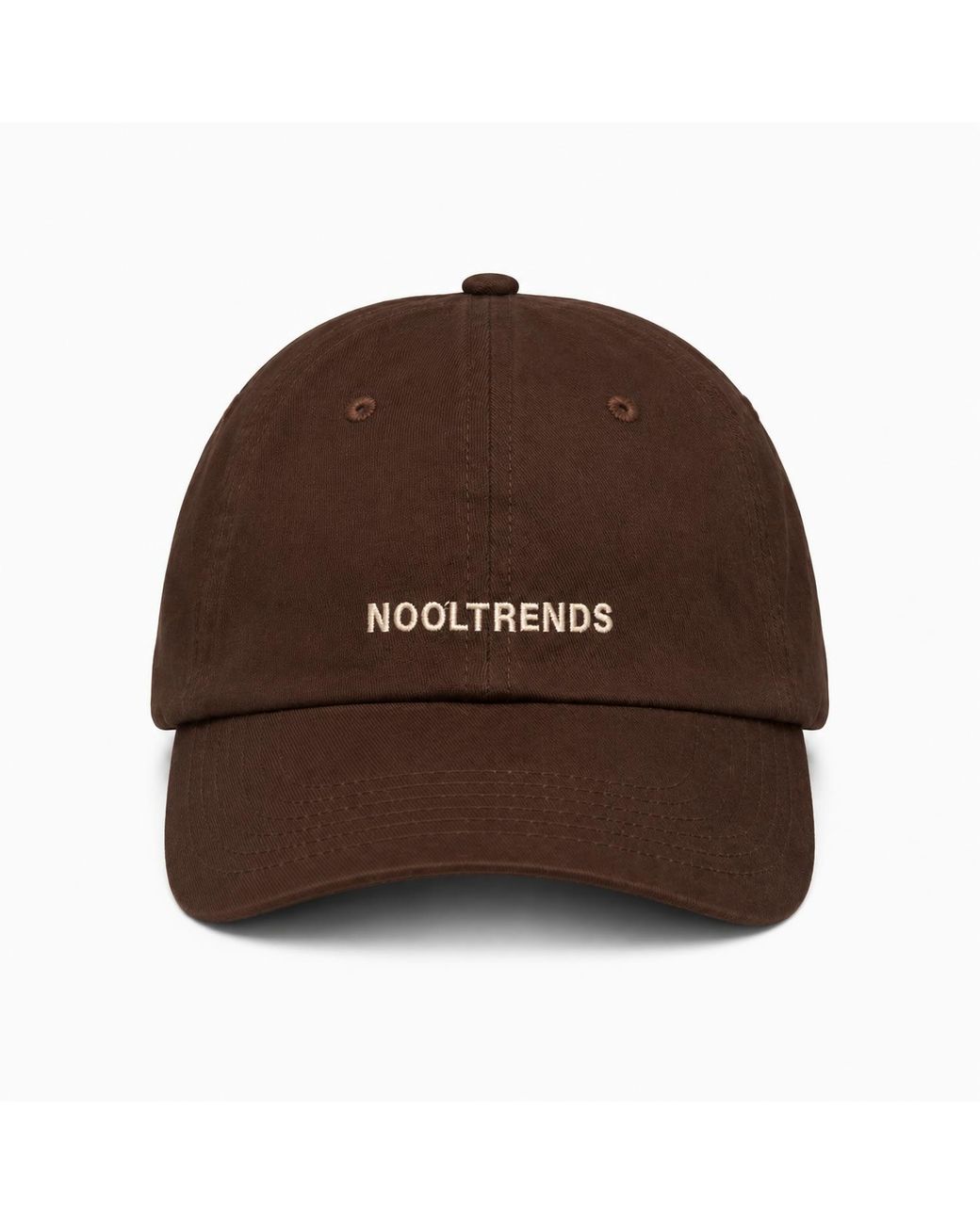 Nooltrends Brown Mocha Embroidered Cap for men