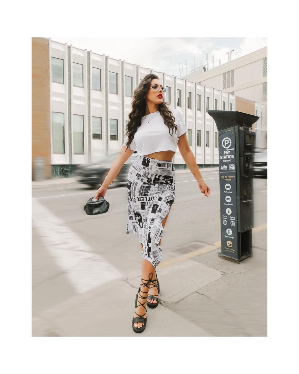 Delayne Dixon Gray The Newspaper Skirt