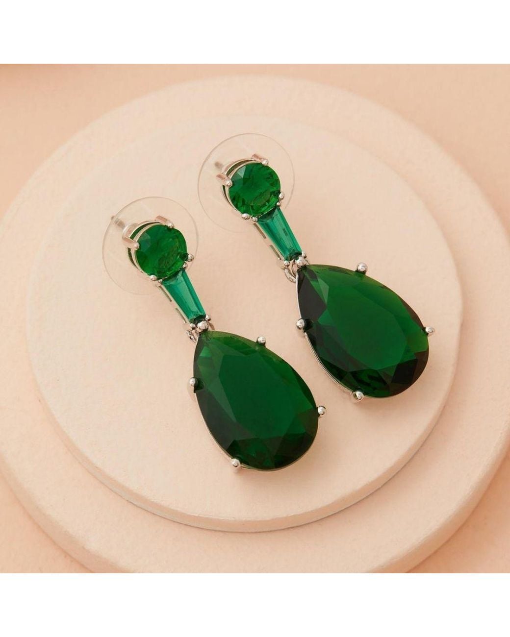 Stephanie Browne Australia Green Gala Earrings