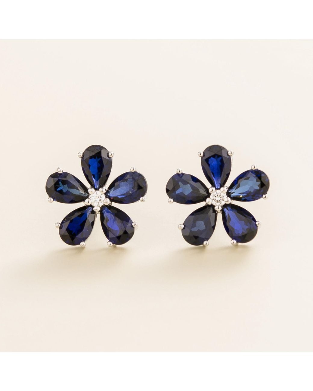 Juvetti Blue Florea Earrings