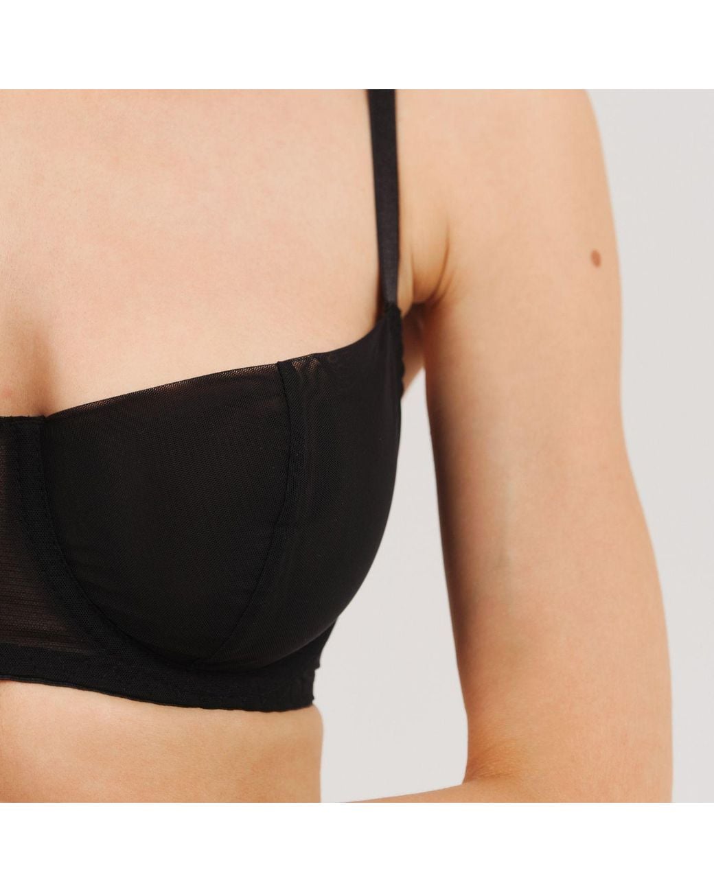 Daily Underwear Black Bra Base