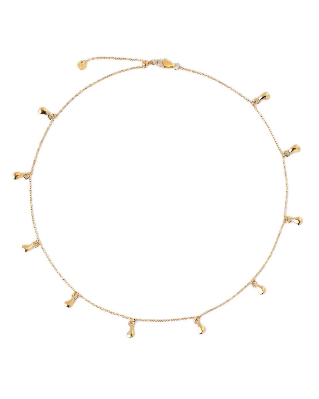 Elk & Bloom Natural Dream Drop Chunky Teardrop 14K Choker Necklace