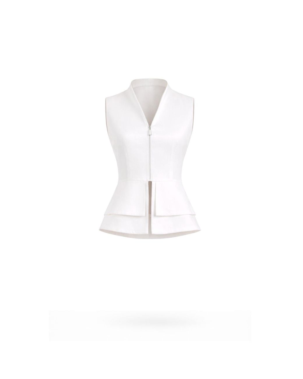 Lumina Eligma White Construct Vest Suit Ensemble
