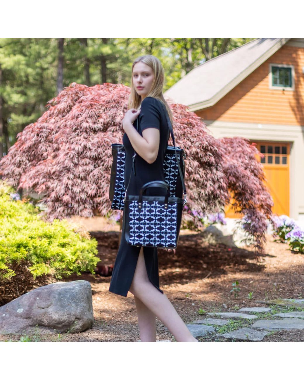 FORZA CAVALLO Black Mirror Horse Tote Small