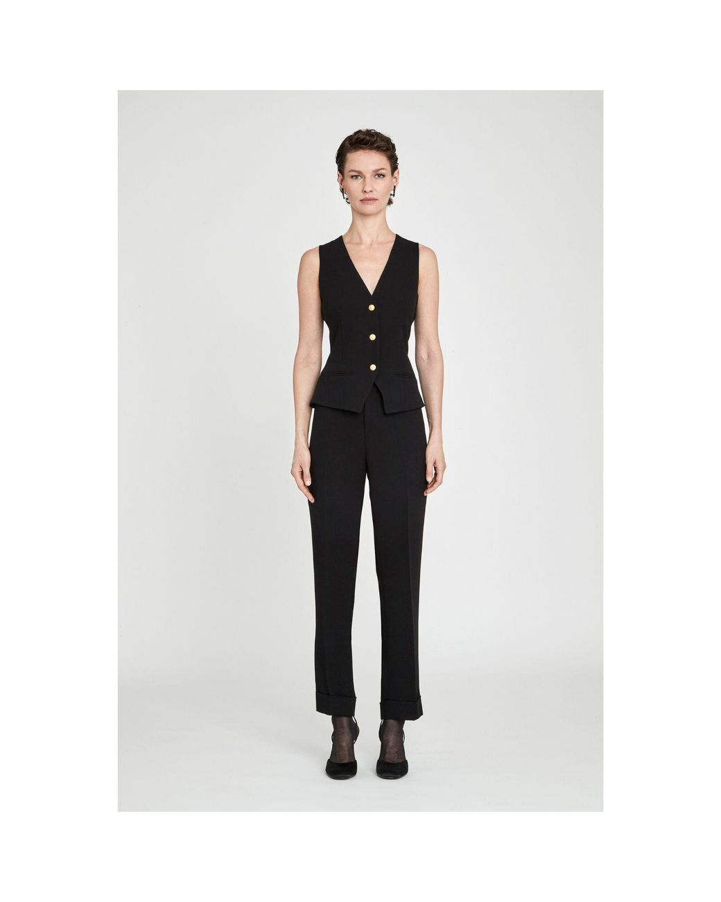 The Extreme Collection Blue Tailored Vest Atelier
