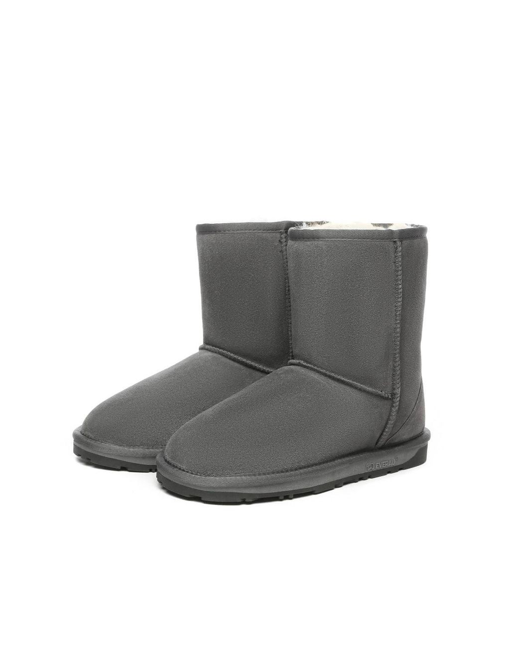 EverAu Australia Gray Kookaburra Short Classic Boots for men