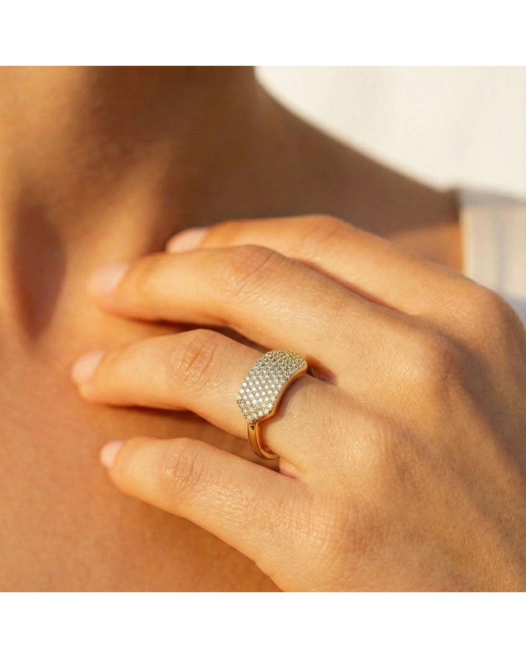 Native Gem Metallic Id Ring