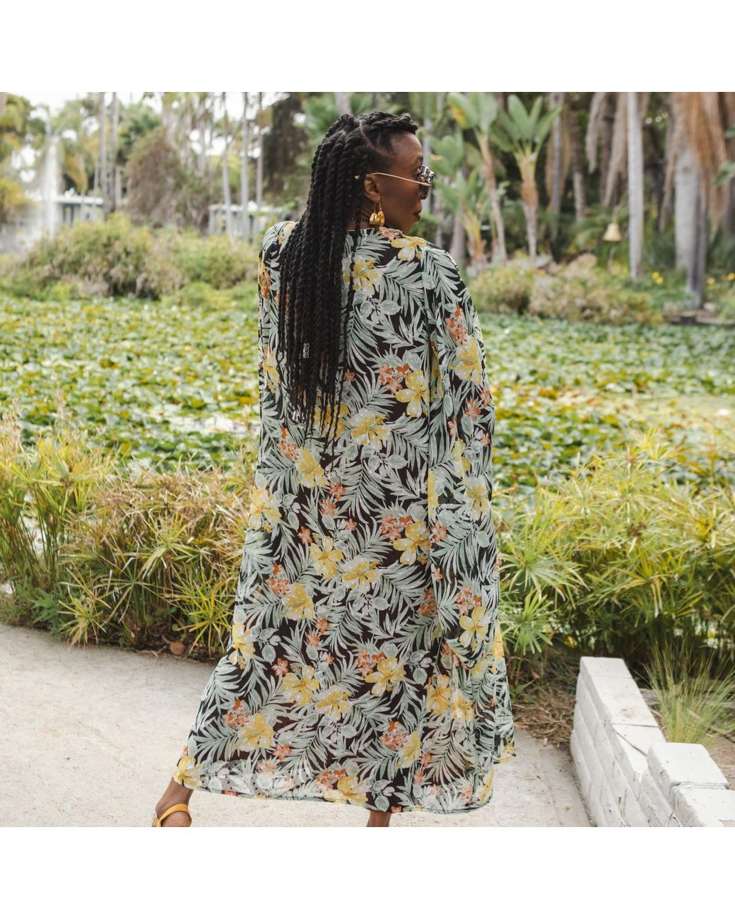 Jennafer Grace Metallic Serenity Patina Kimono