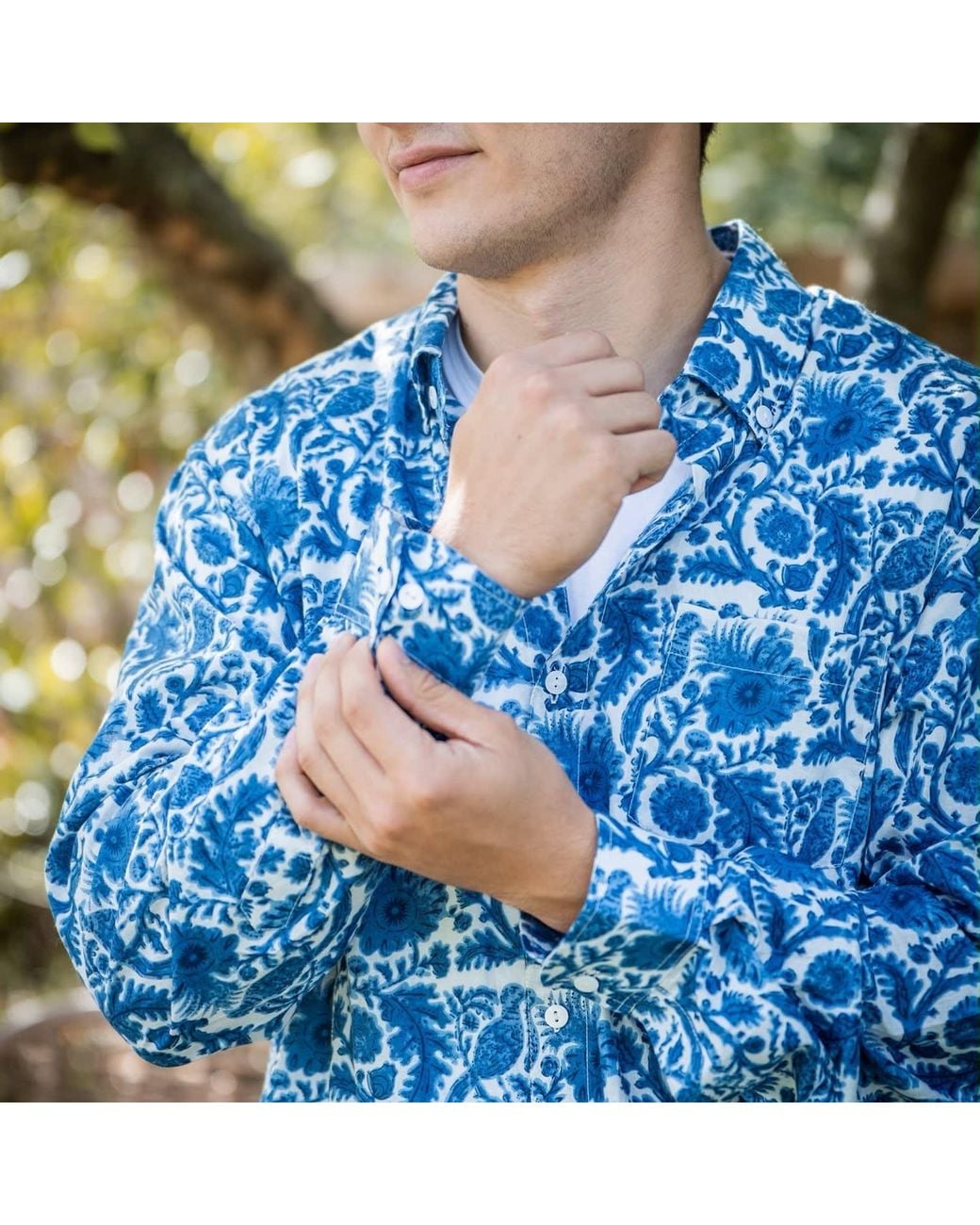 Jago's Tribe Blue Game Shirt for men
