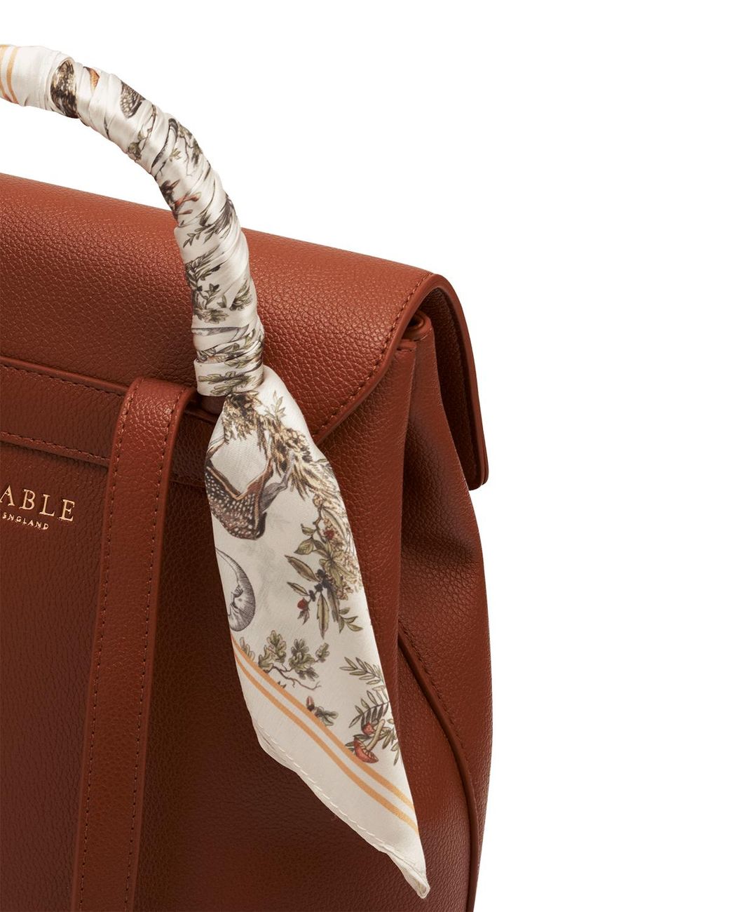 Fable England Brown Laura Small Backpack