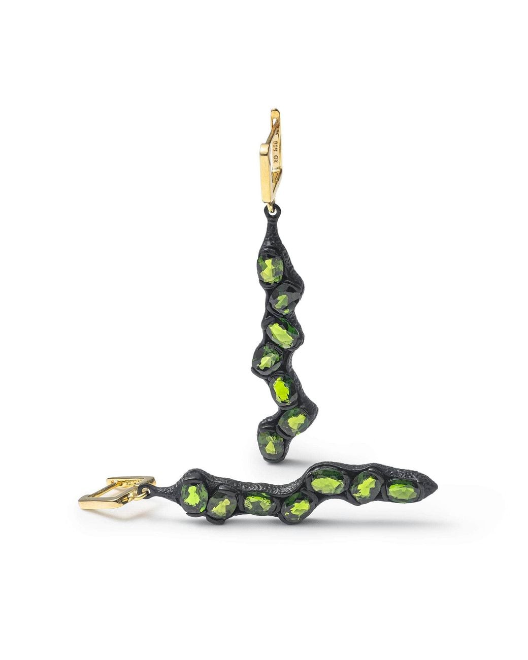 German Kabirski Green Haydn Chrome Diopside Earrings