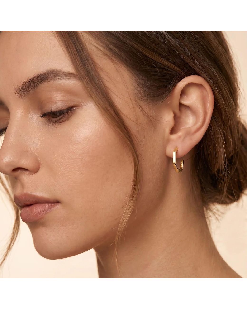 The Jewellery Store London Metallic Hive Hoops