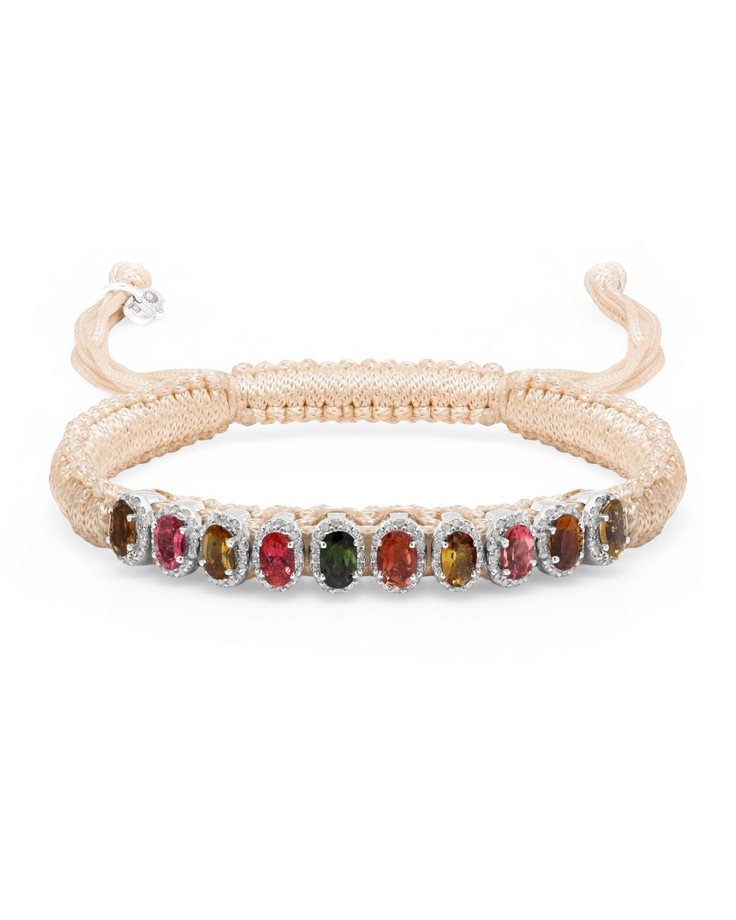 Caravan of Stones Metallic Neutrals Sand Mini Lisse Bracelet