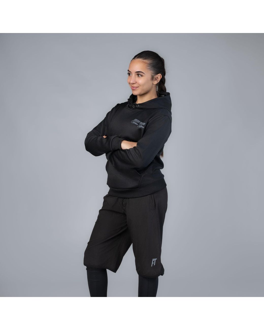 Foster Taylor Black Tech Fleece Oh Hoody