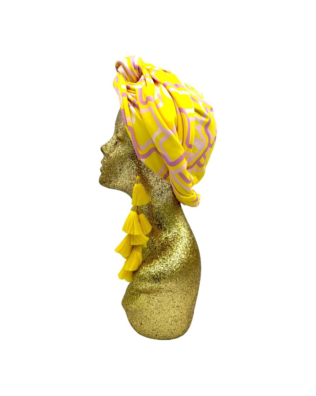 Julia Clancey Yellow Lydie Limon Sunshine Chacha Turban