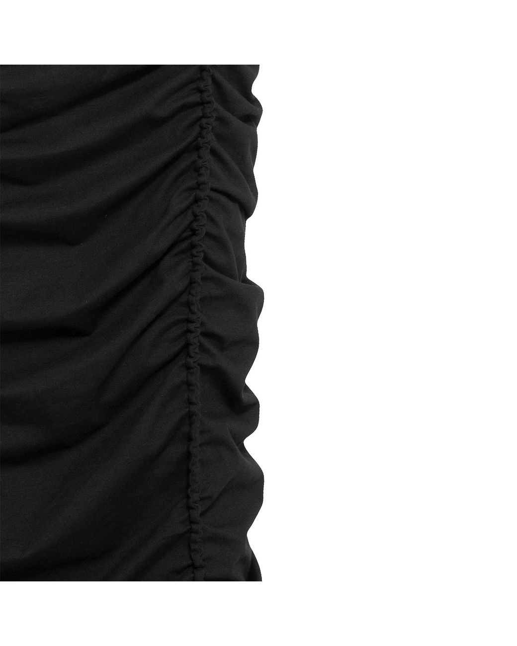 Audrey Vallens Black Spades 2 Gathered Seam Tank Top Dress Cotton