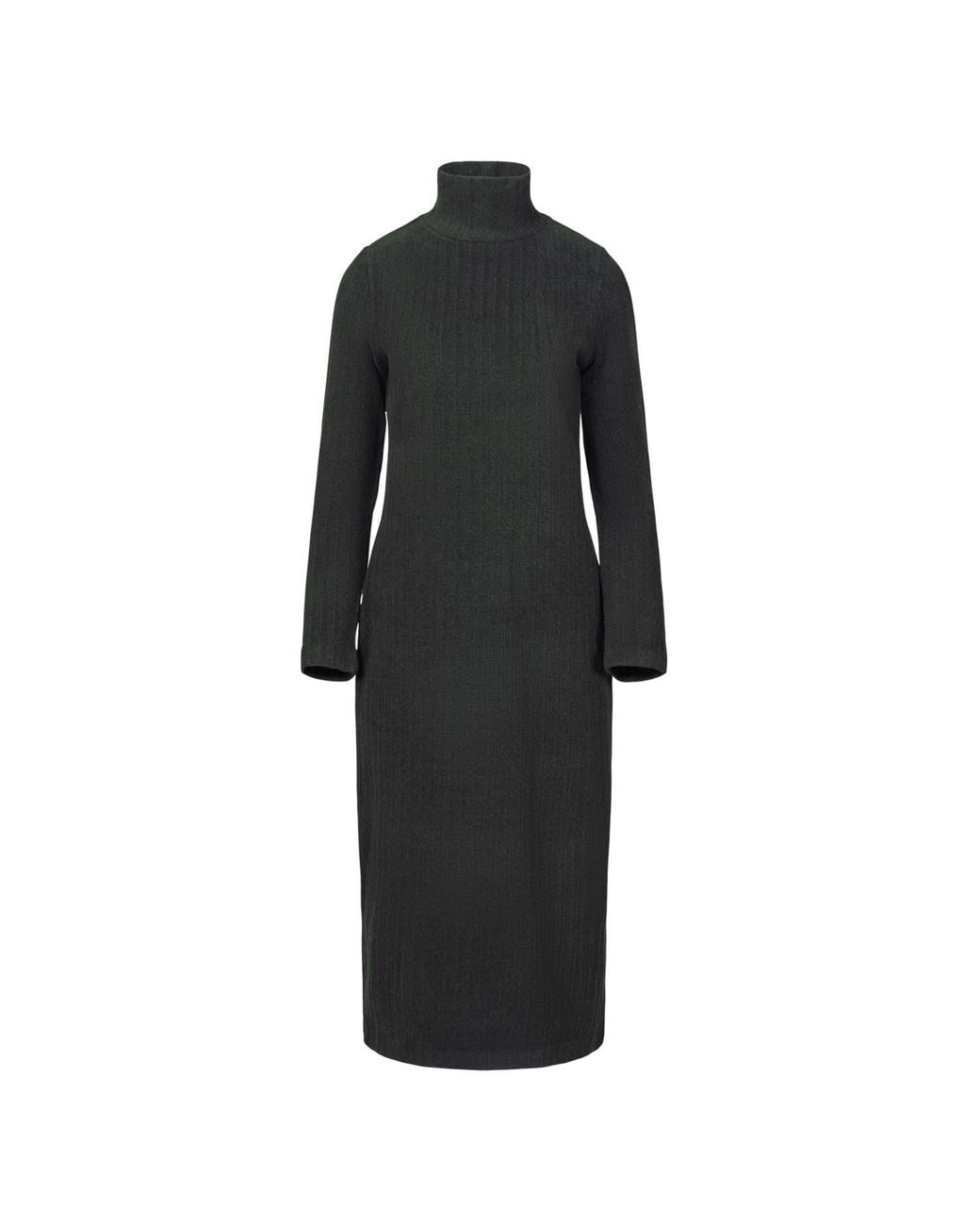 Oh!Zuza Black Long-Sleeved Turtleneck Dress