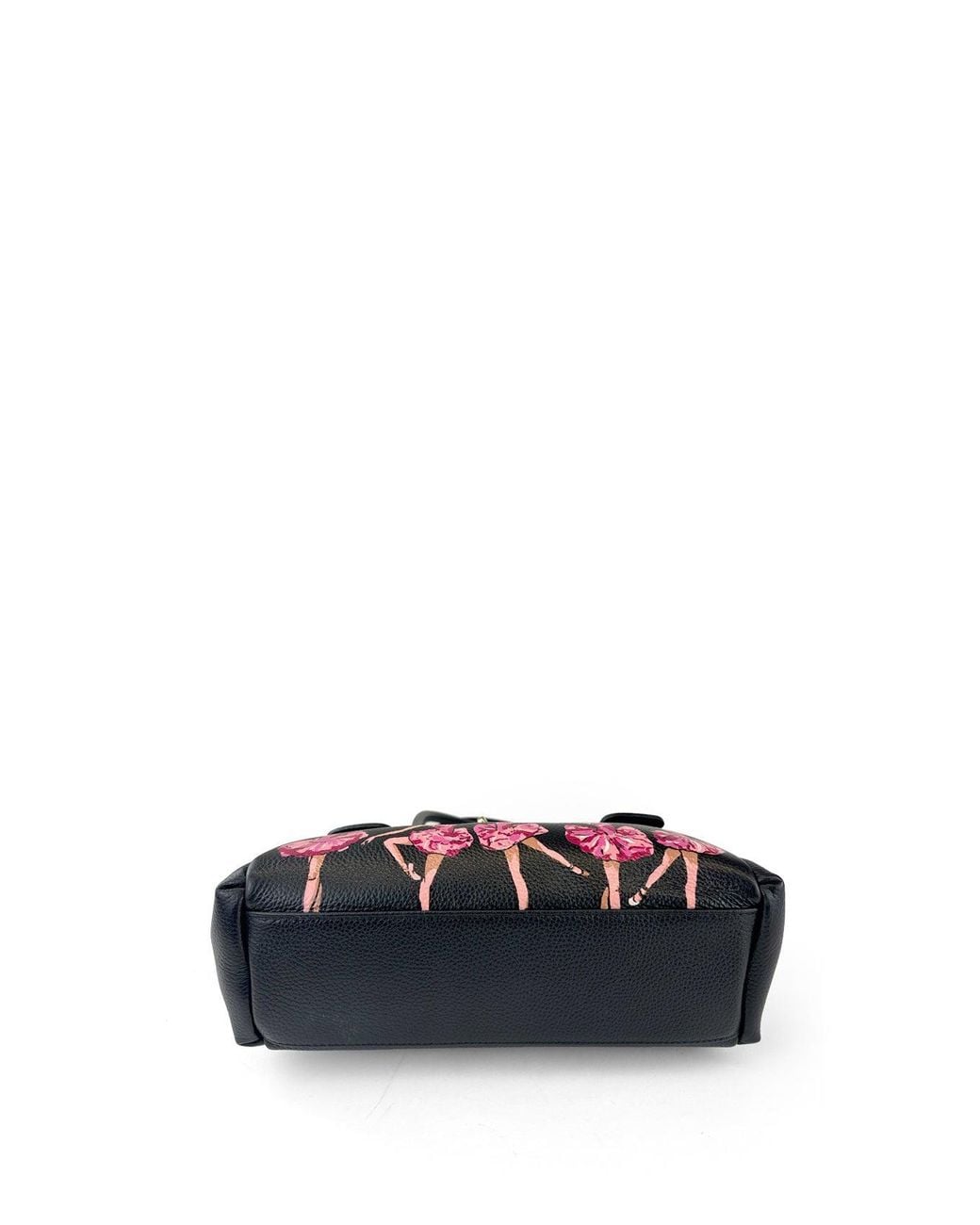 Maison Rubaiyat White Colette Hand-Painted Leather Shoulder Bag – Ballerinas
