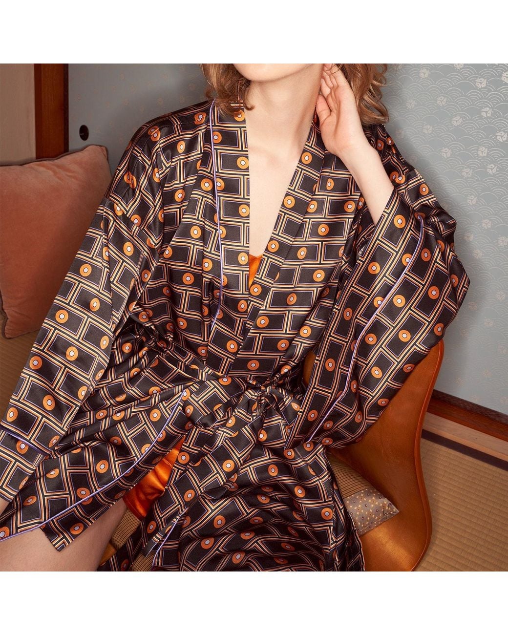 Emma Wallace Brown Graeme Dressing Gown