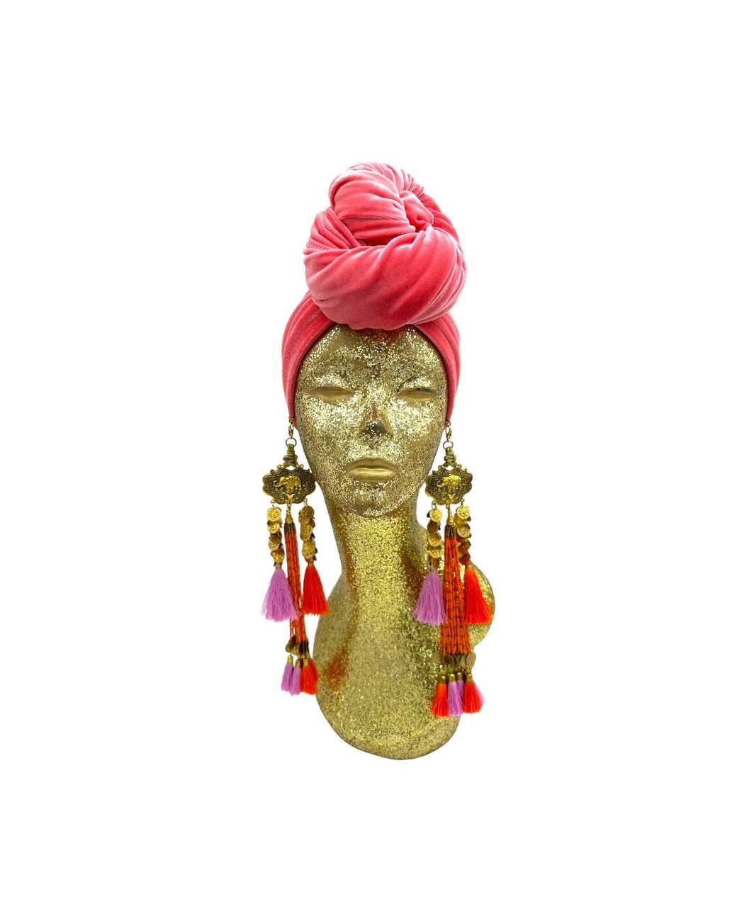 Julia Clancey Red Flaminguita Dream Turban
