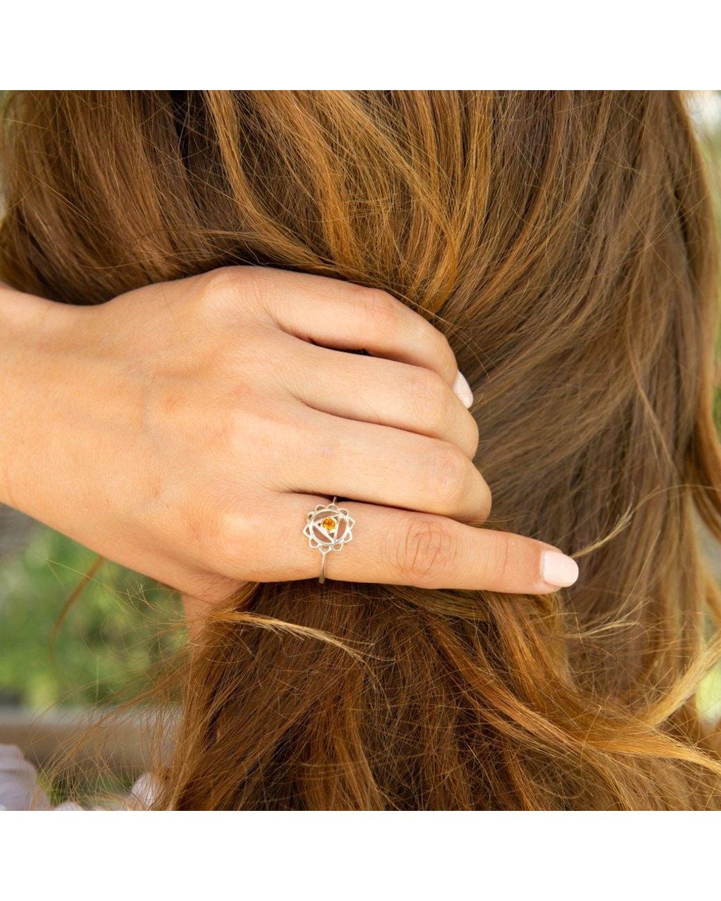 Charlotte's Web Jewellery Metallic Solar Plexus Chakra Ring