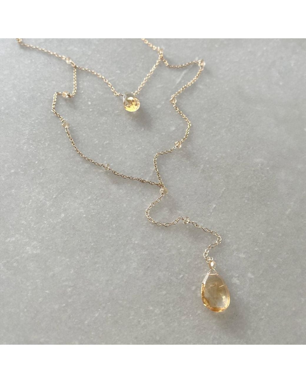 Heather Hawkins Jewelry White Edge Of Desire Necklace