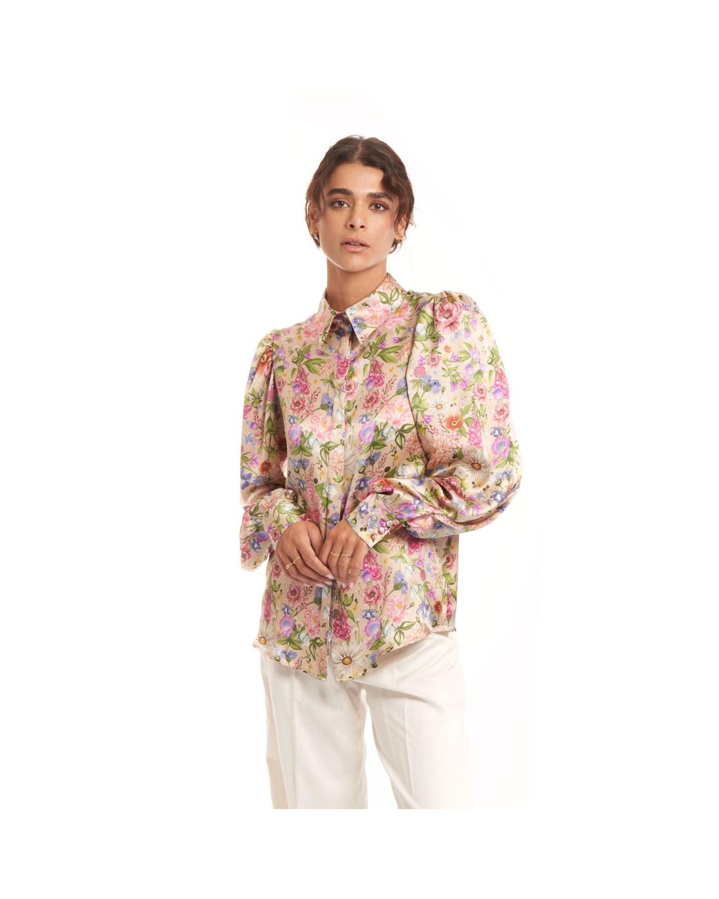 Sofia Tsereteli Pink Garden Treasure Blouse