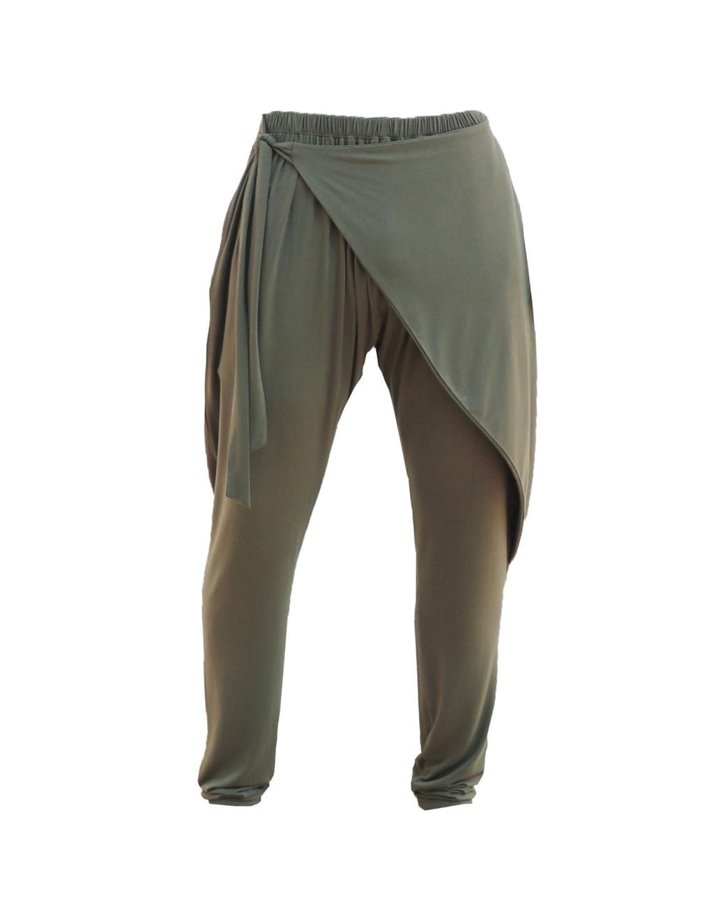 carlton jones Green Bamboo Wrap Pant Homme for men