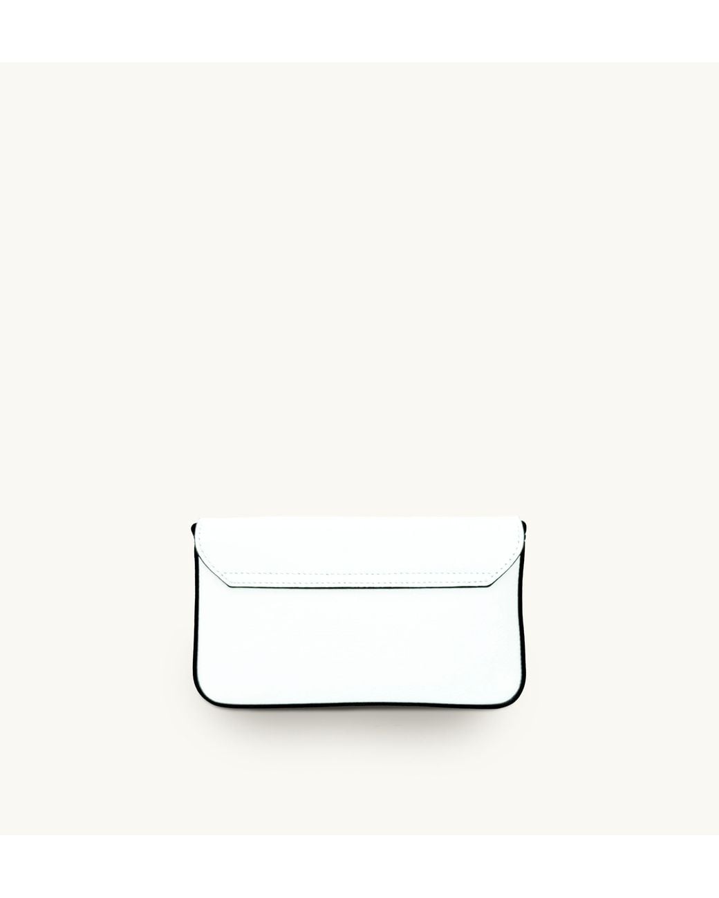 Apatchy London White The Munro Leather Shoulder Bag