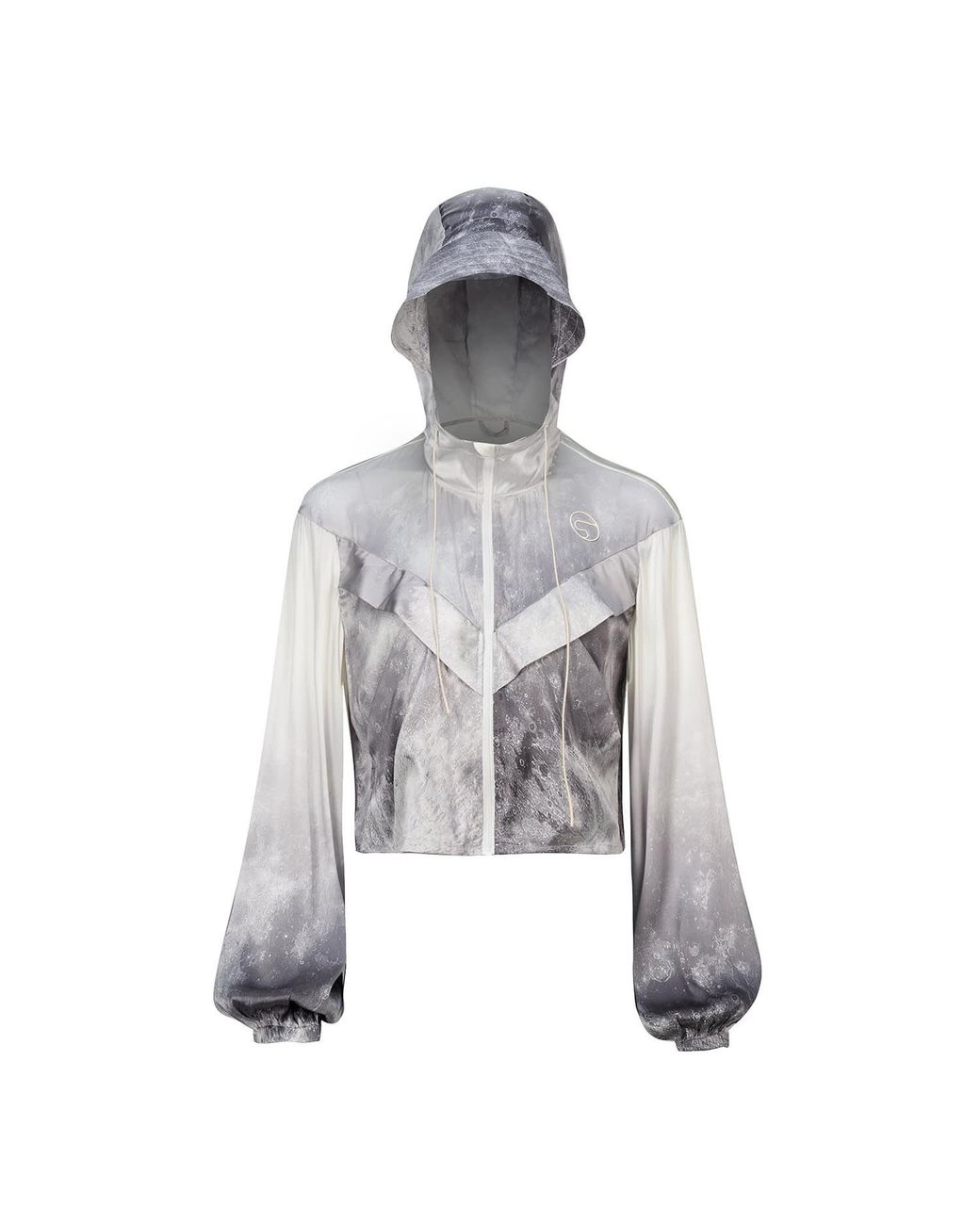 Silkinc Gray Super-Light Ombre Silk Jacket