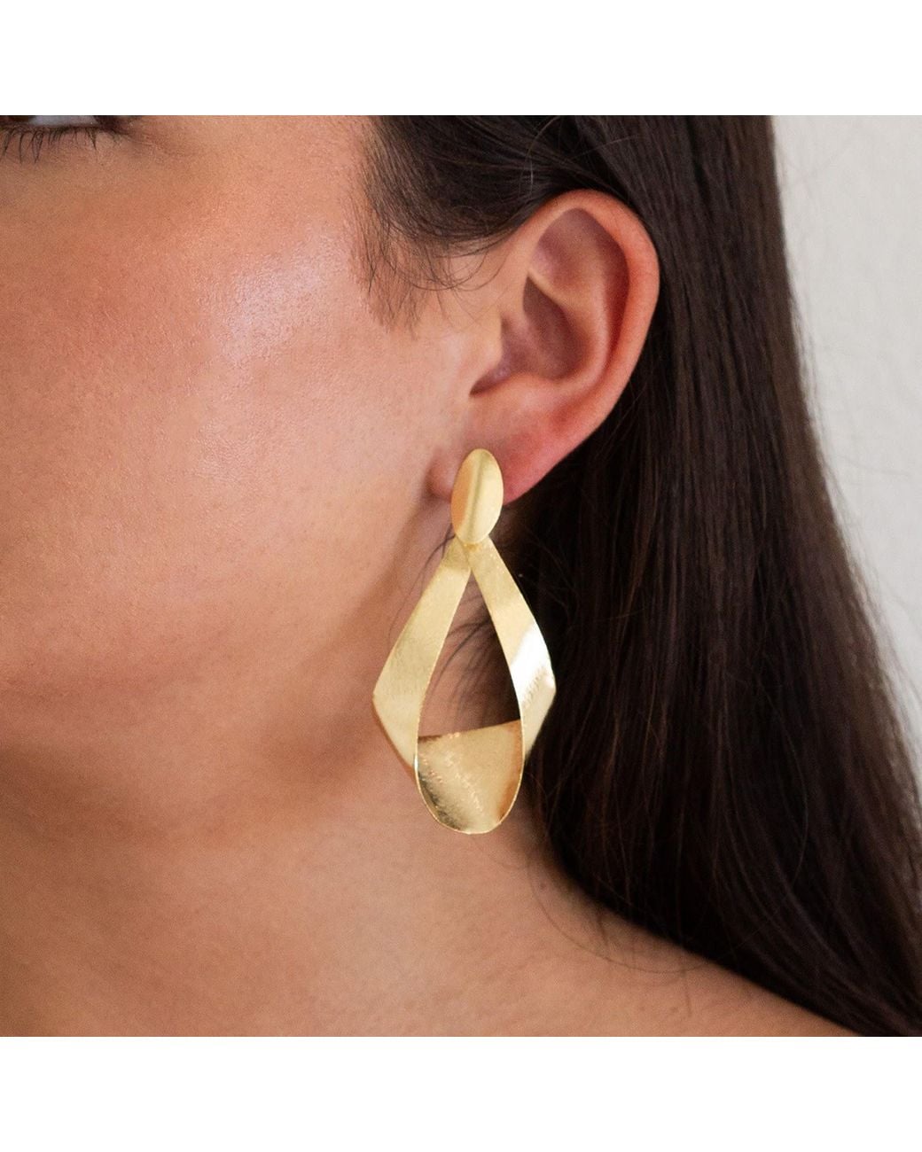 Marcia Moran Metallic Lee Ann Drop Earrings