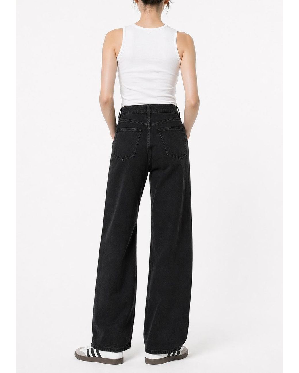 NOEND Black Kallie Relaxed Curve