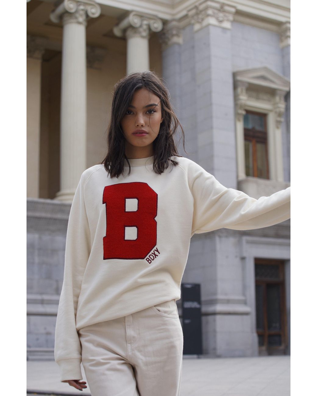 Bdxy Studio White The Rigger B Sweater for men
