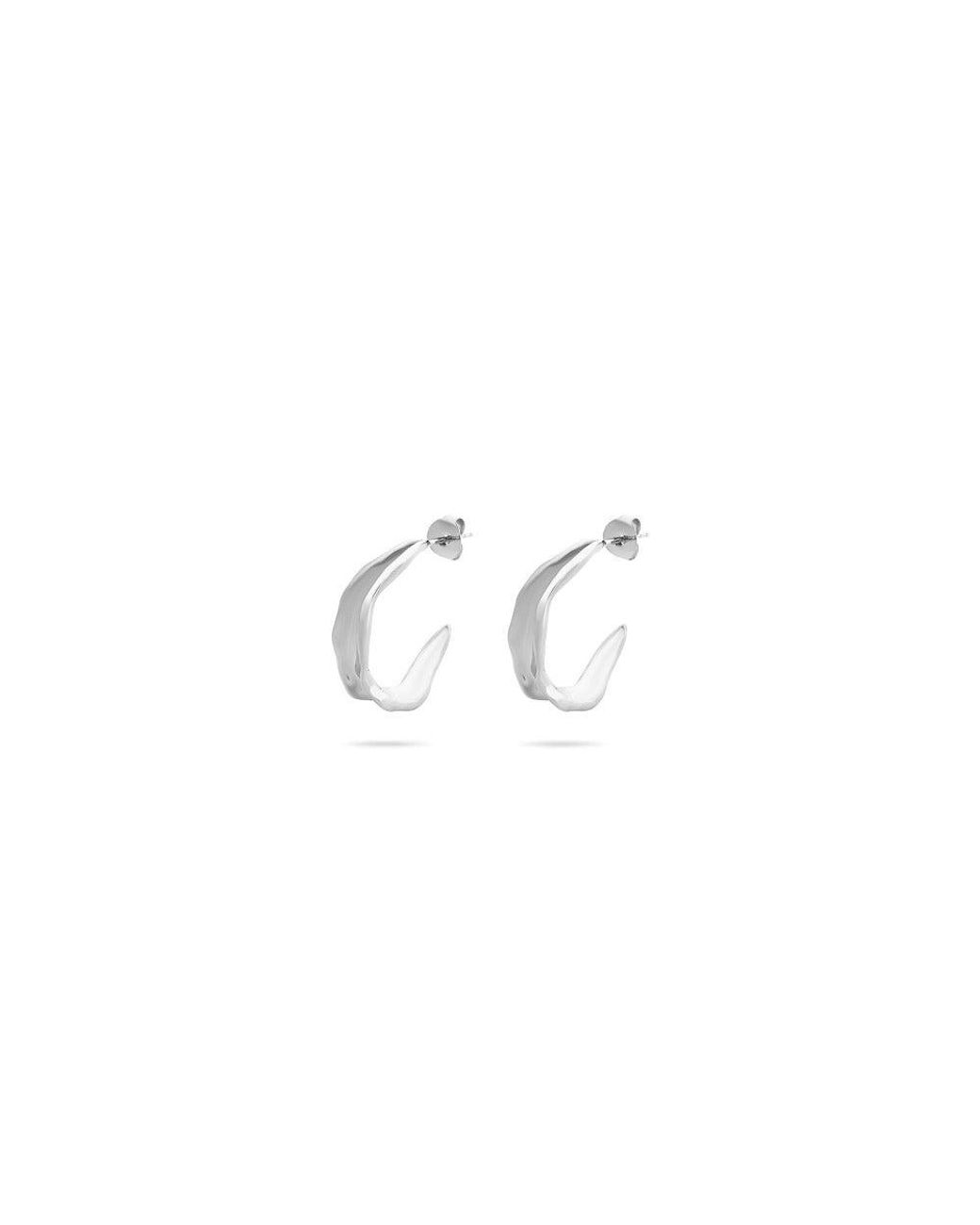 Argento Vivo Metallic The Wavy Hoop