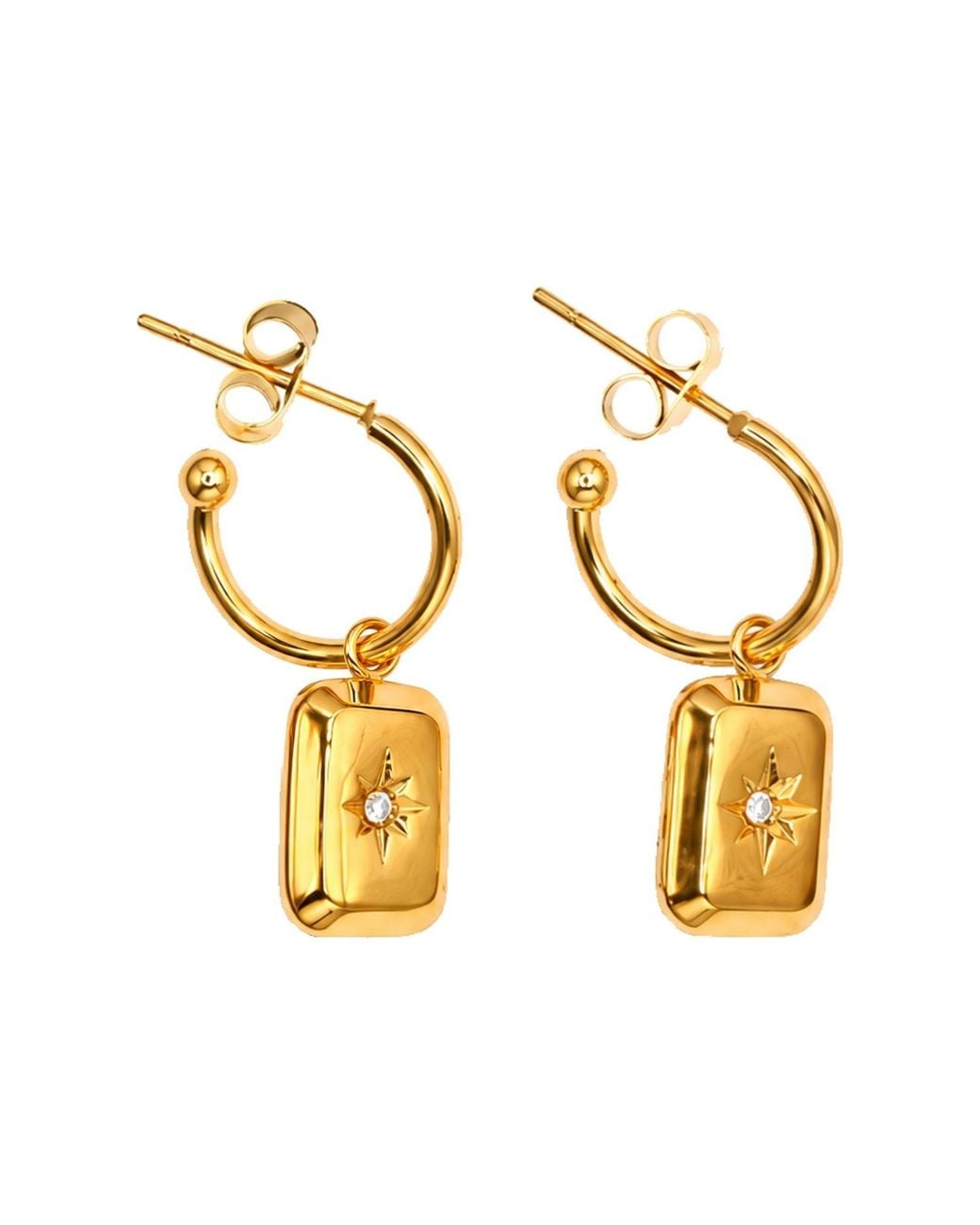 Iris London Metallic Clementine Earrings