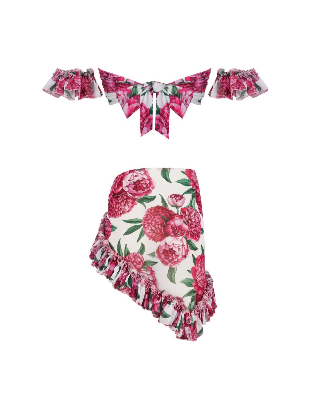 Nur Karaata Red Marigold Set