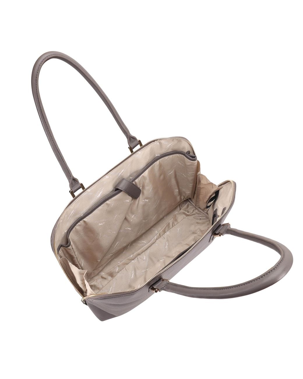Paul Costelloe Gray Filton Leather Tote Bag