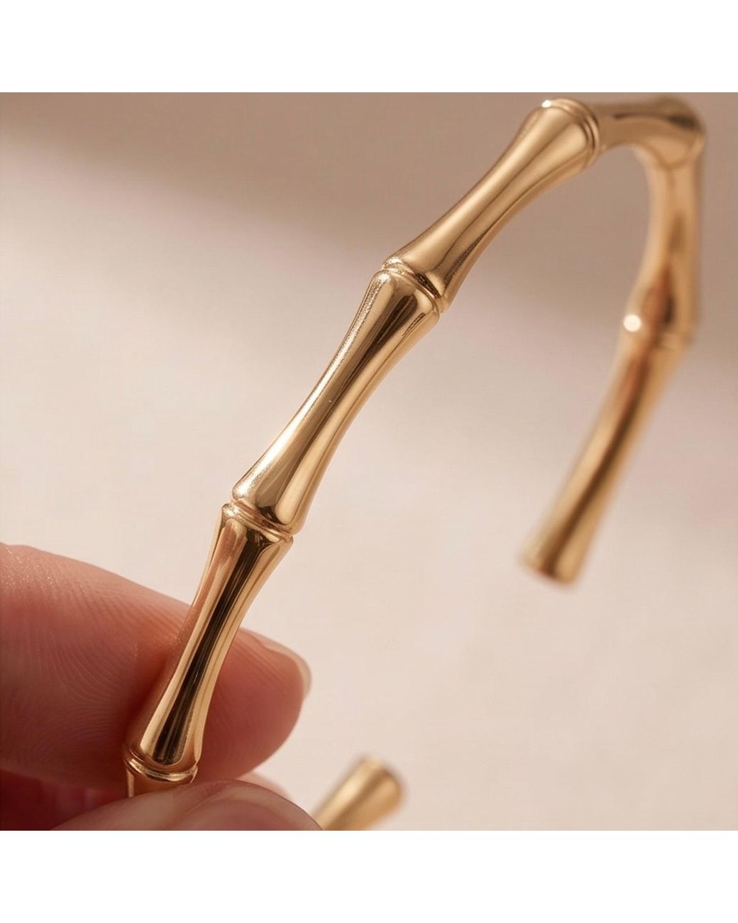 Divine Aria Metallic The Bamboo Handmade Bangle Indian Tarnish Free