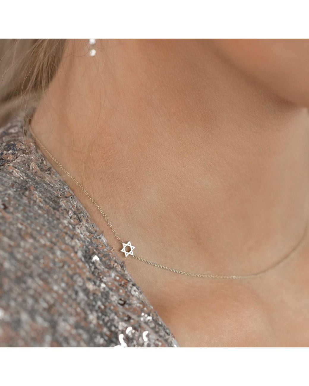 Maya Brenner Metallic 14K Asymmetrical Charm Necklace