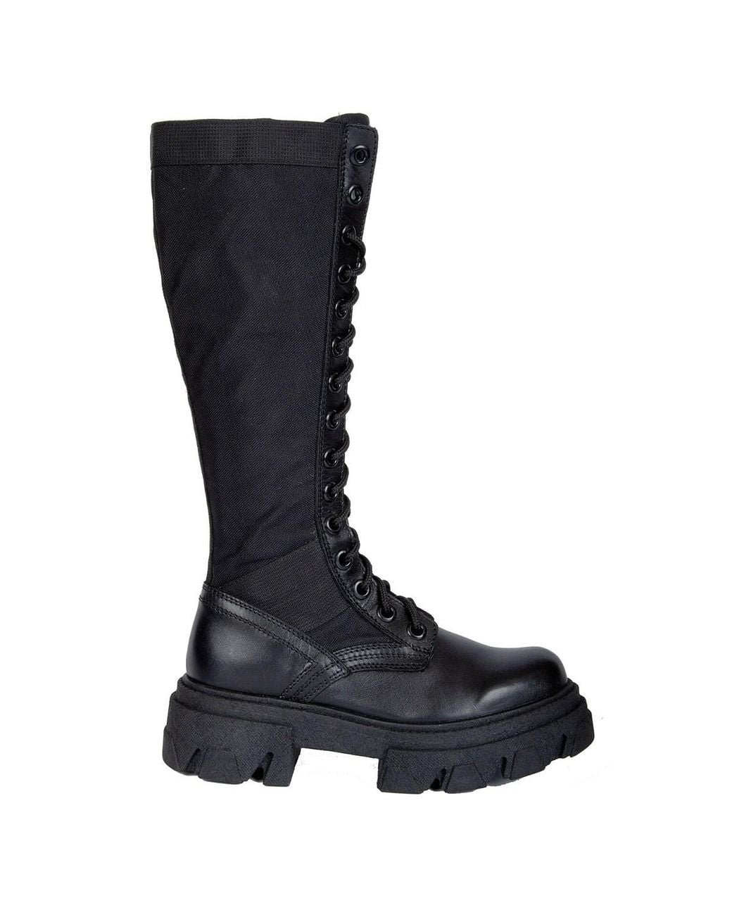 Urbnkicks Black Jungle Tall Knee-High Boots