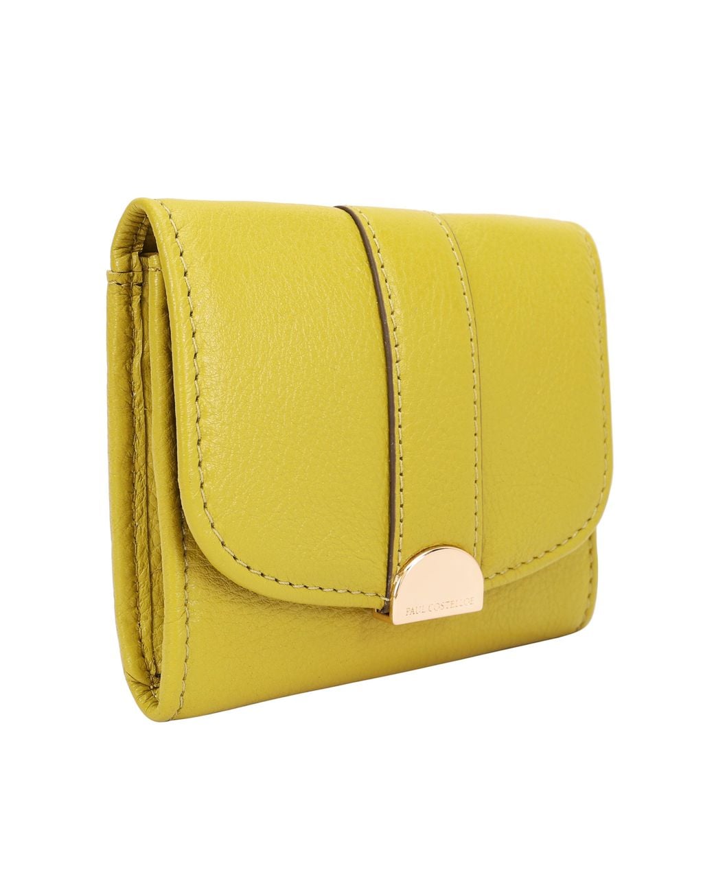 Paul Costelloe Yellow Lovel Leather Purse